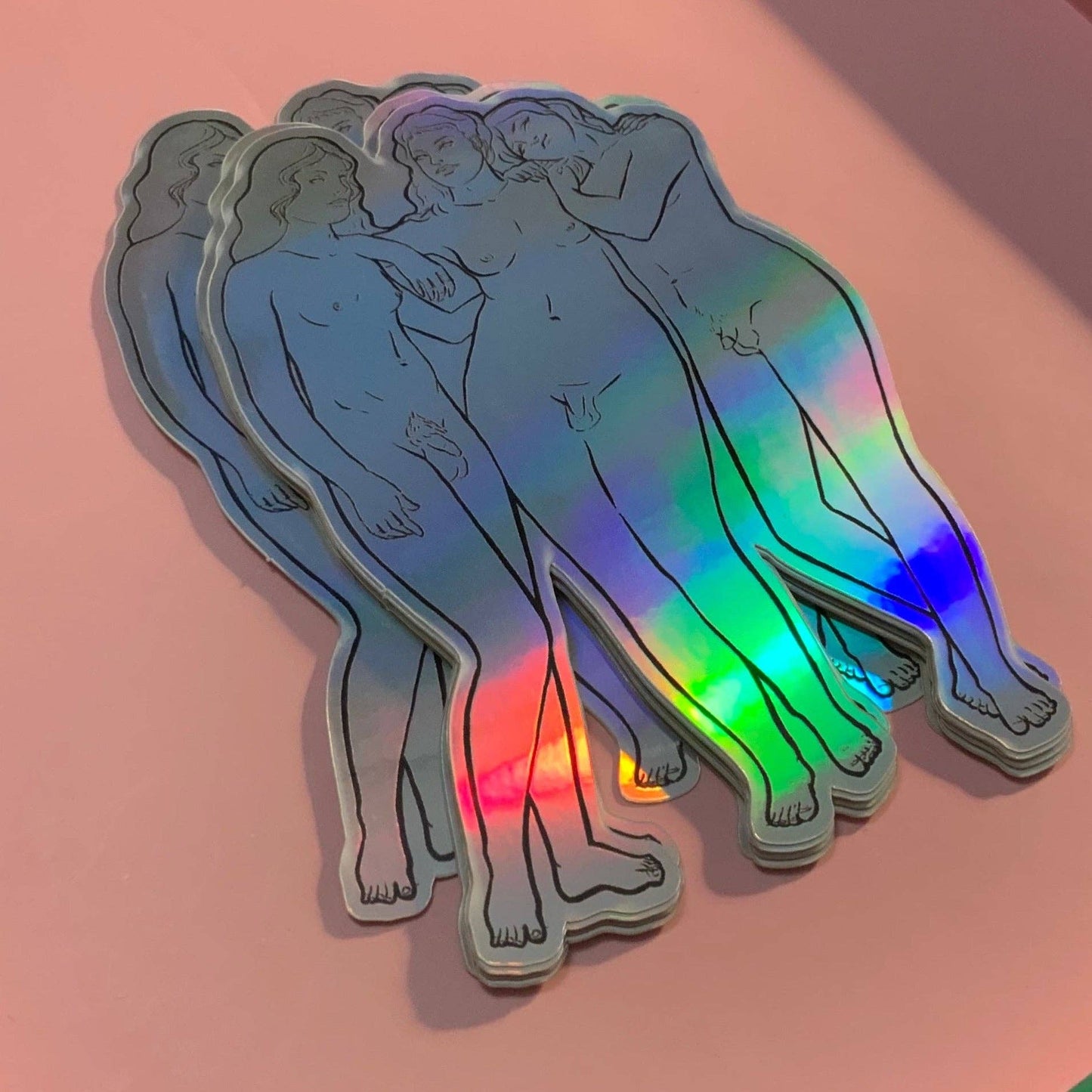 Trans Three Muses sticker