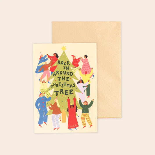 Rockin' Around The Christmas Tree Card