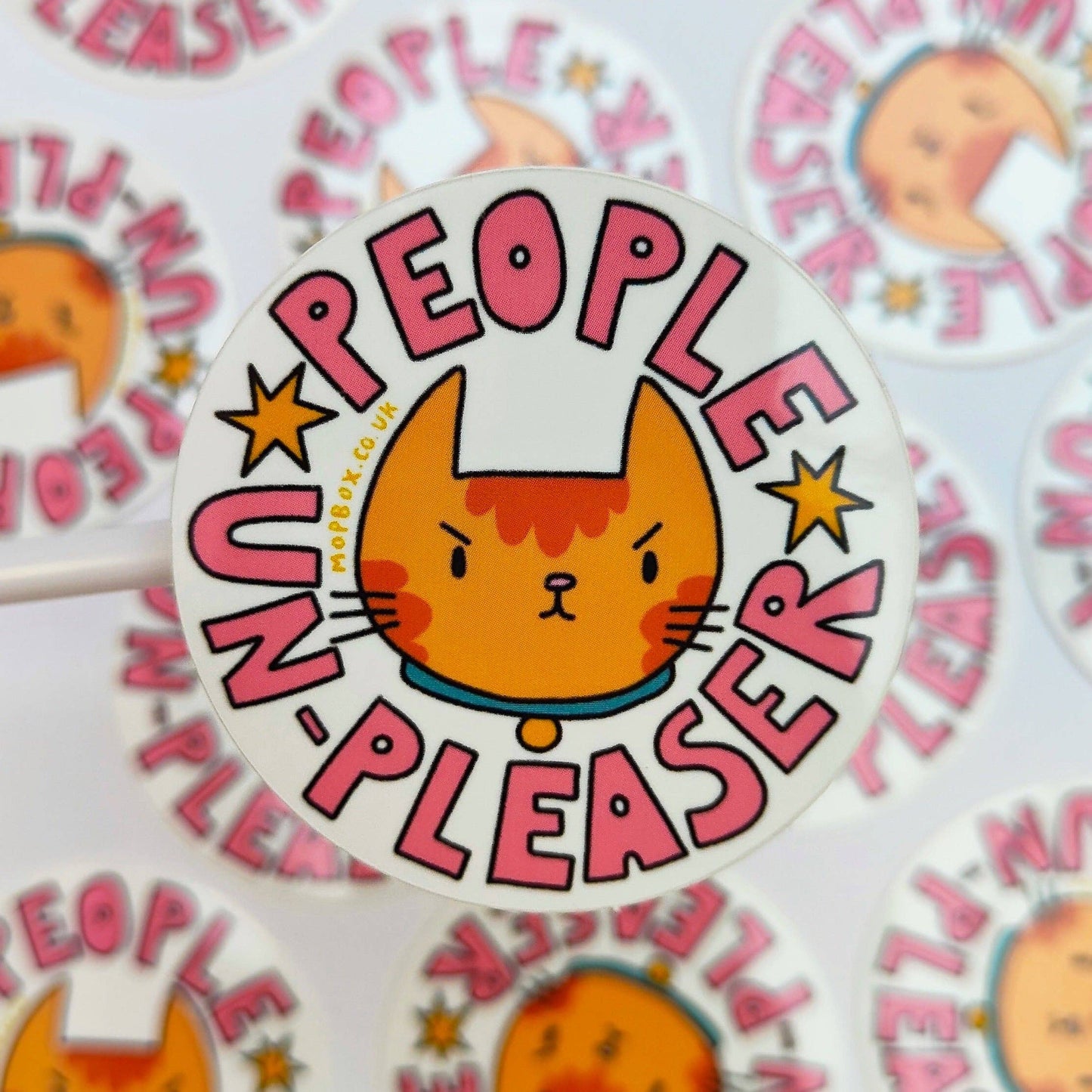 People Un-pleaser Cat Sticker