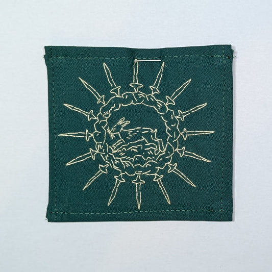 Destruction Waits Hand Embroidered Patch