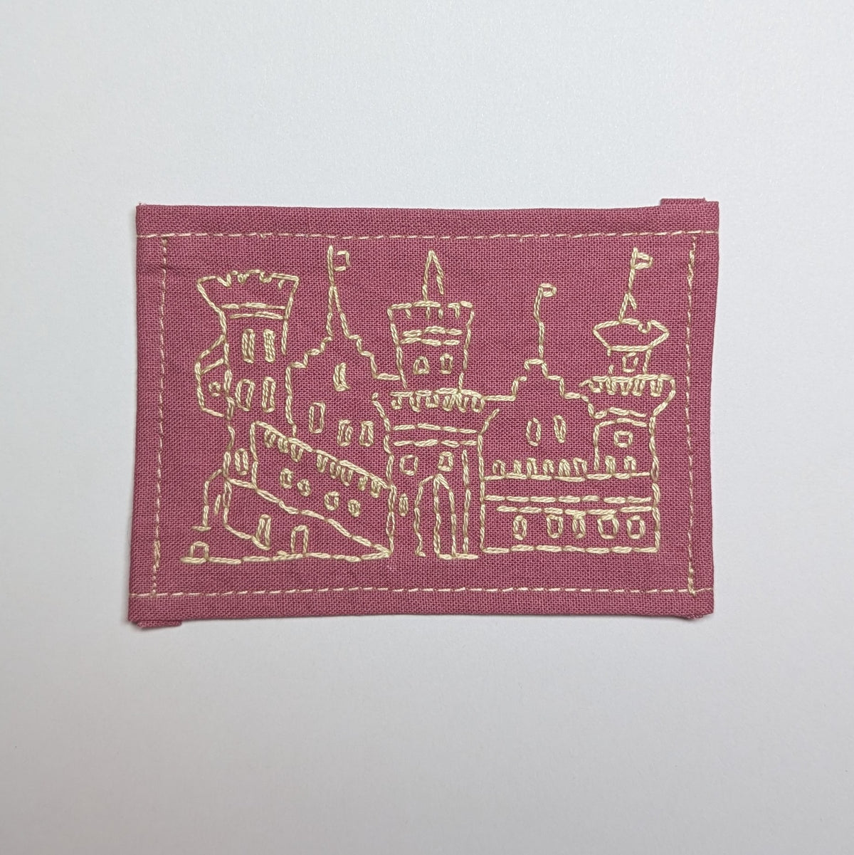 London/Rome Hand Embroidered Patch