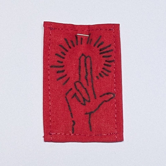 Oi oi Hand Embroidered Patch