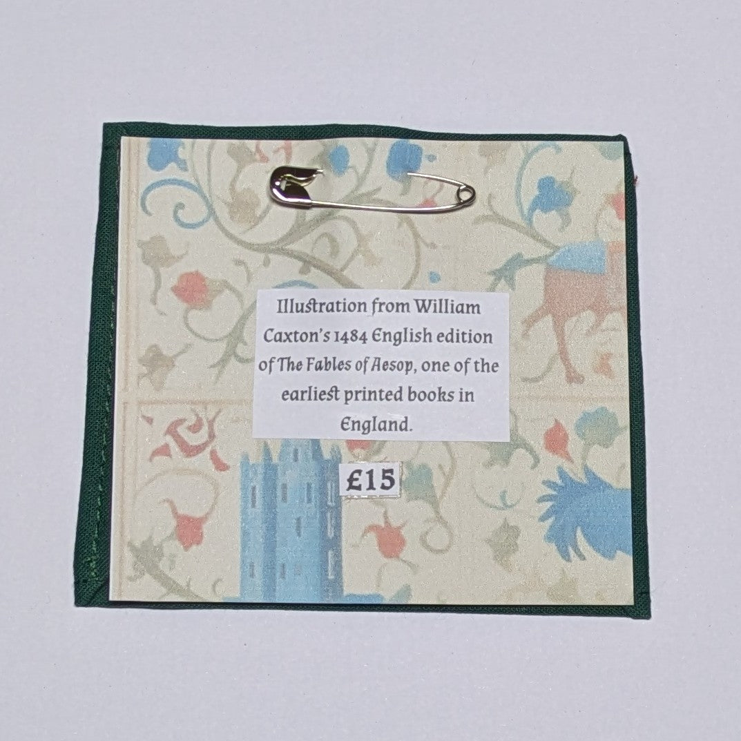 Aesop's Fable Hand Embroidered Patch
